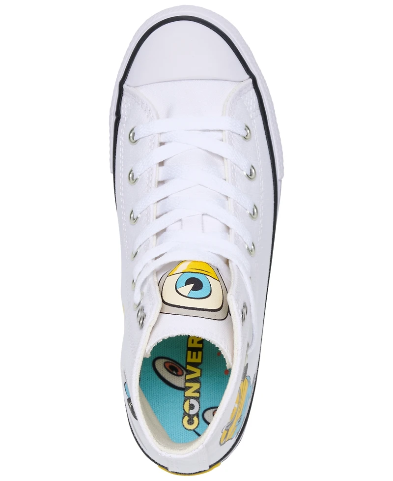 Converse Little Kids Chuck Taylor All Star High Top Minions Lifestyle Sneakers from Finish Line