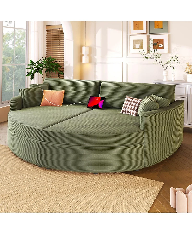 Streamdale Furniture Oversized Double Chaise Lounge Sofa