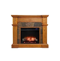 Augusta Home Cartwright Corner Convertible Electric Fireplace