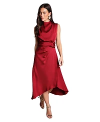 Coast Women's Satin Twist Waist Midi Dress