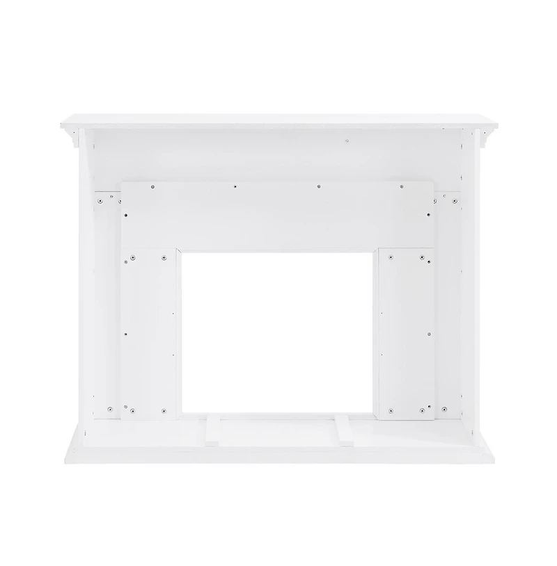 Augusta Home Torlington Marble Tiled Touch Screen Electric Fireplace