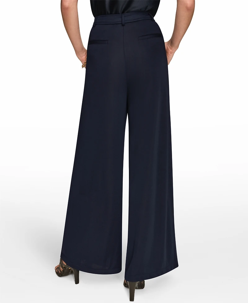 Donna Karan New York Women's Pleated Zip-Fly Pants