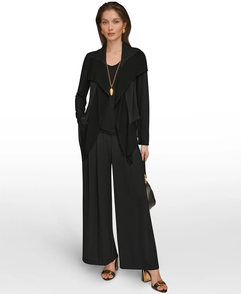 Donna Karan New York Women's Ruffle Front Jacket