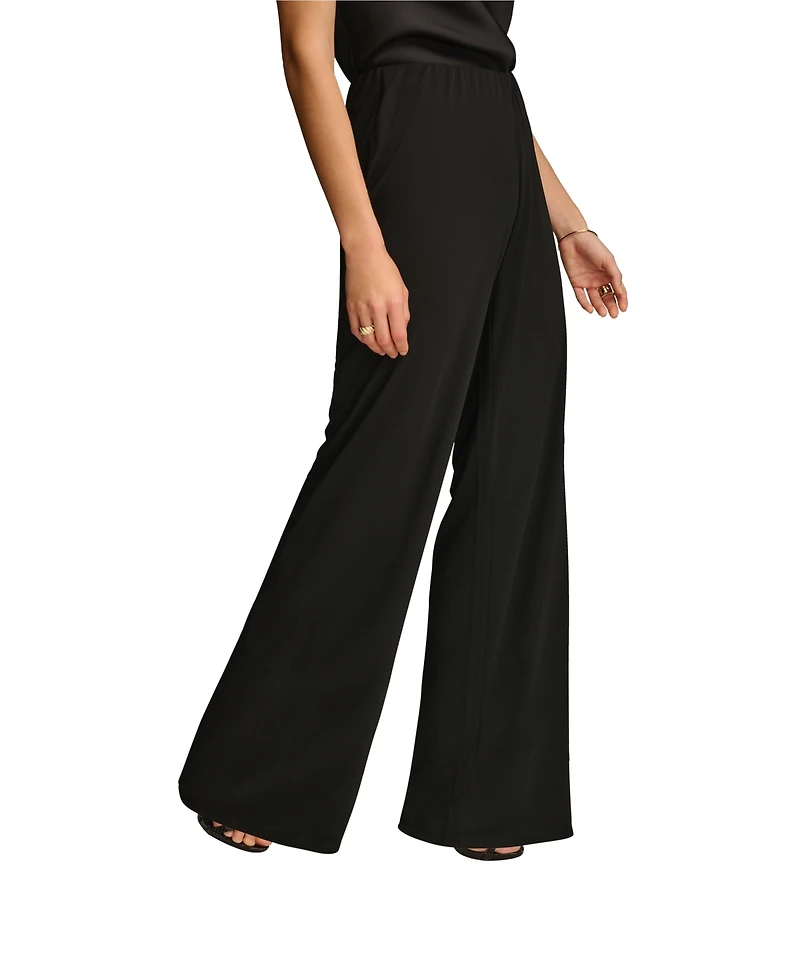 Donna Karan New York Women's Wide-Leg Jersey Pants