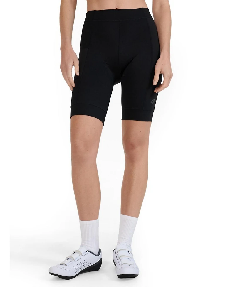 4F Women's Cycling Biker Leggings With Gel Padding