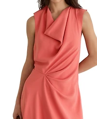 Reiss Women's Dorota Drape Detail Midi Dress