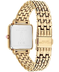 Coach Women's Cass Gold-Tone Stainless Steel Bracelet Watch 28mm