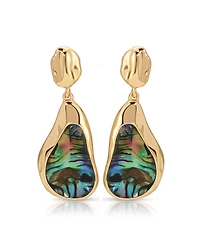 Ettika Hidden Gem Abalone Earrings
