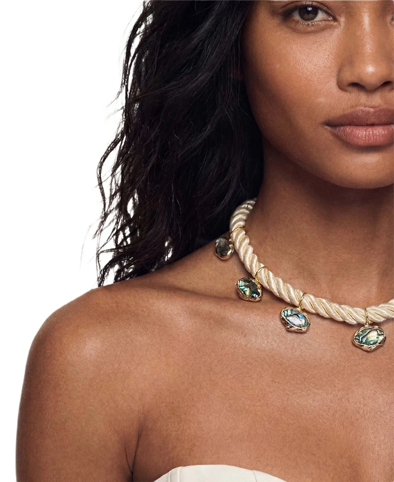 Ettika Abalone Luxe Choker Necklace
