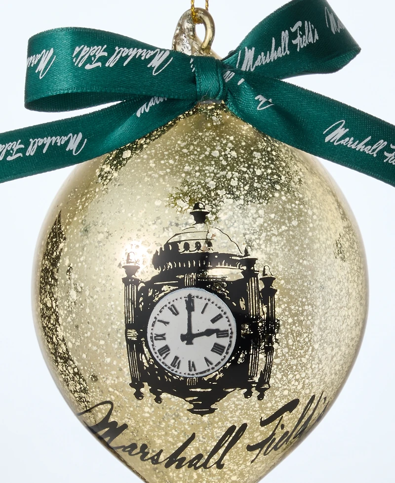 Holiday Lane Chicago Marshall Fields Bow-Trim Drop Ornament, Macy's Exclusive