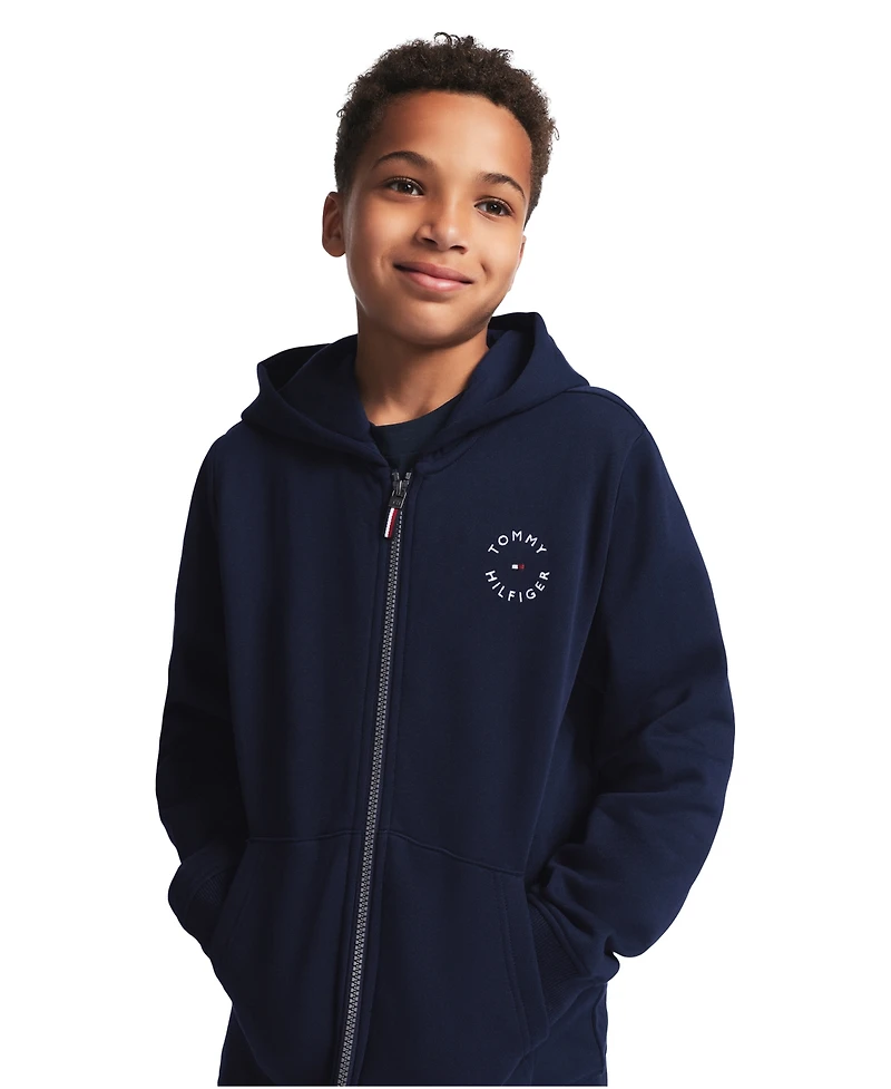 Tommy Hilfiger Boys' 8-20 Elevated Full-Zip Hoodie