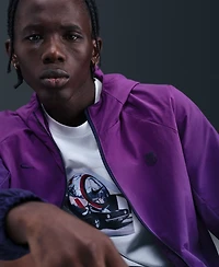 Nike Men's Purple Barcelona Awf Woven Full-Zip Jacket