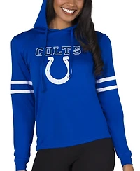 Concepts Sport Women's Royal Indianapolis Colts Marathon Lightweight Lounge Pullover Hoodie