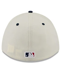 New Era Men's Cream/Navy Baltimore Orioles Usa 250 Fourth of July 39THIRTY M-Crown Flex Hat