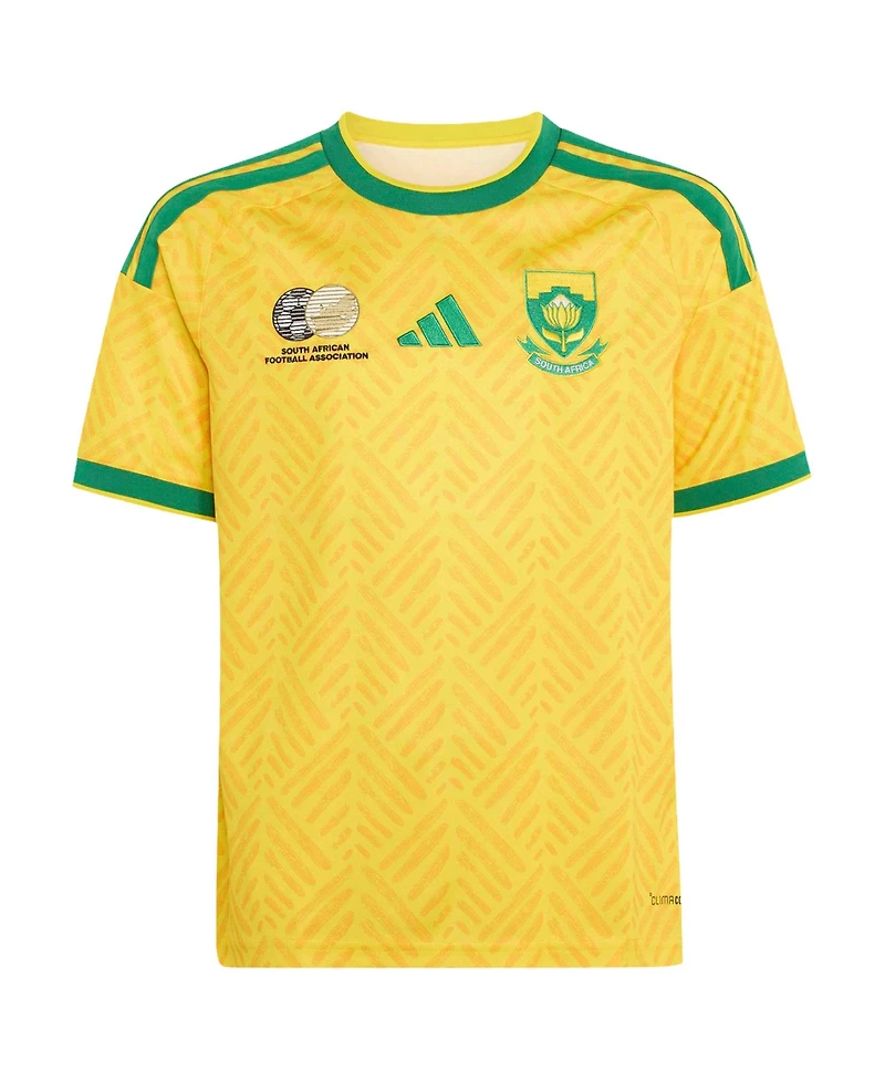 Adidas Big Boys and Girls Yellow South Africa National Team 2026 Home Replica Jersey