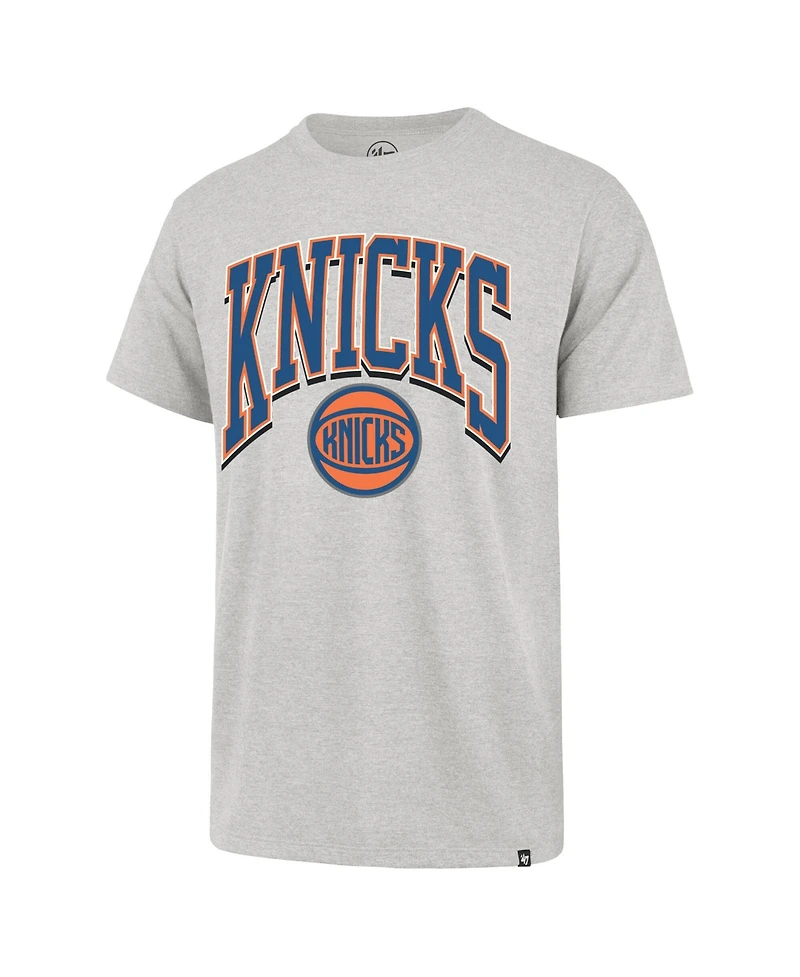 Profile Men's Grey New York Knicks Big & Tall Walk T-Shirt