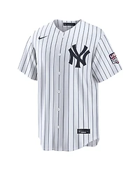 Nike Men's Jazz Chisholm Jr. White New York Yankees Usa 250 Fourth of July Stadium Jersey