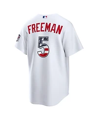 Nike Men's Freddie Freeman White Los Angeles Dodgers Usa 250 Fourth of July Stadium Jersey