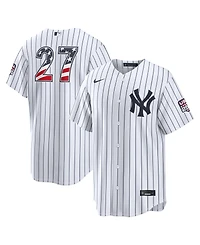 Nike Men's Giancarlo Stanton White New York Yankees Usa 250 Fourth of July Stadium Jersey