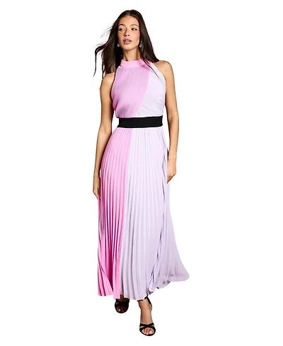 Coast Women's Fit and Flare High Neck Maxi Dress