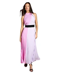 Coast Women's Fit and Flare High Neck Maxi Dress