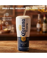 Modelo 16oz Stainless Steel Tumbler with Removeable Led Light Waterproof Bluetooth Speaker