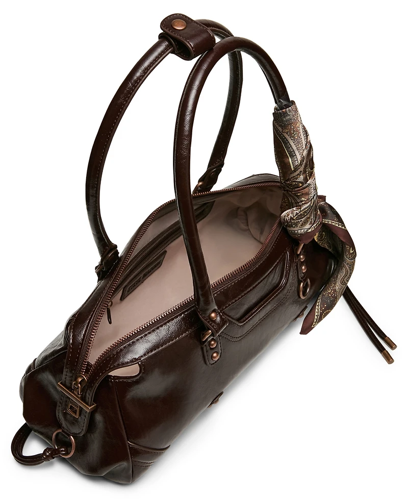 Steve Madden Cierra Medium Scarf Detail Large Shoulder Handbag
