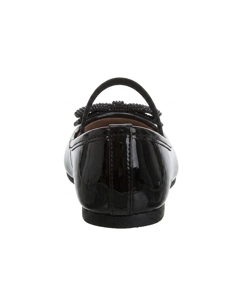 Laura Ashley Girls ( 5 to 10 )Metallic Dress Shoes with Strap Closure (Toddler)
