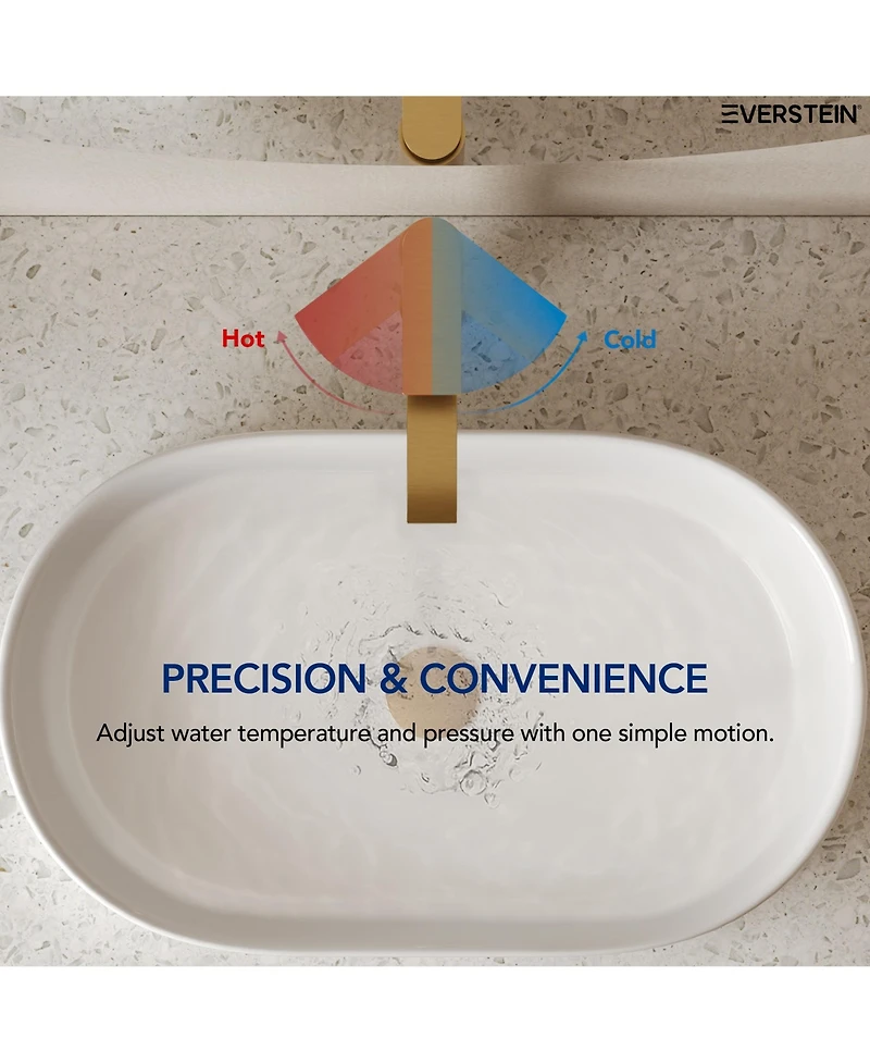 Everstein Single Hole Vessel Bathroom Faucet
