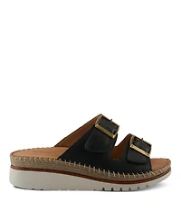 Spring Step Women's Minisia Wedge with Adjustable Buckle Closure
