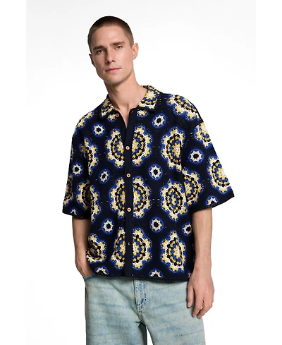Desigual Men's Crochet shirt