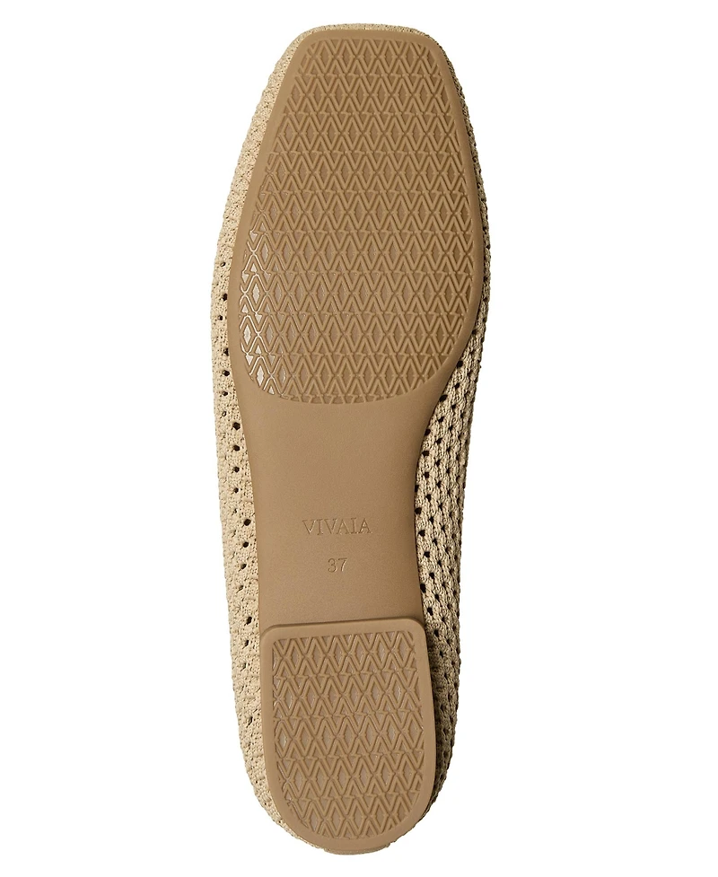 Vivaia Women's Silvie Square-Toe Icon Loafers