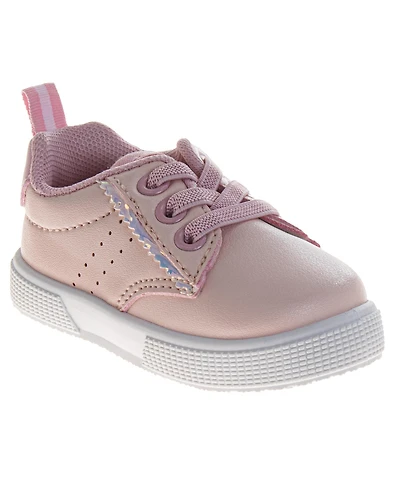 Laura Ashley – Girls (Size 6 To 10) Lace-Up Casual Shoes with Heart Detail (Toddler)