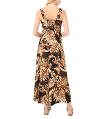 Vince Camuto Women's Square Neck Sleeveless Maxi Dress