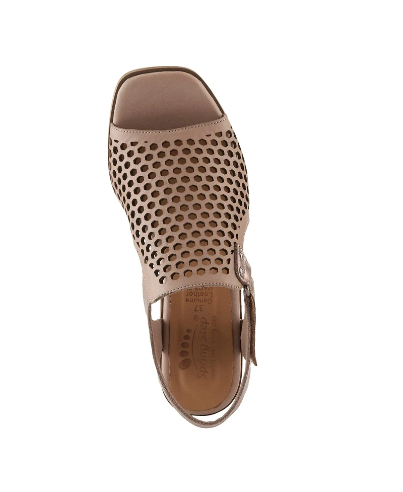 Spring Step Women's Gosset Slingback Sandal with Cushioned Insole