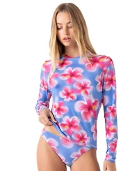 Roxy Women's Hibiscus Haze Sea Skipping Rashguard
