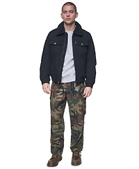 Levis Men's Sherpa Collar Western Bomber Aviator Jacket