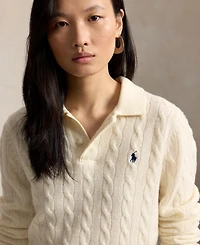 Polo Ralph Lauren Women's Cable-Knit Long-Sleeve Sweater