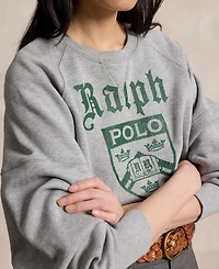 Polo Ralph Lauren Women's Prl Crest Fleece Crewneck Sweatshirt
