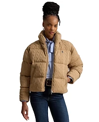 Polo Ralph Lauren Women's Mock Neck Puffer Jacket