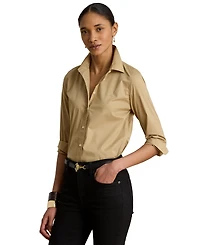 Lauren Ralph Women's Classic Fit Long-Sleeve Shirt