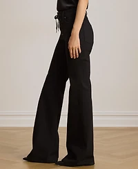 Lauren Ralph Women's Lace-Up Flare Jeans