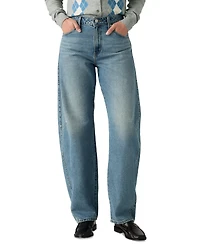 Levi's Premium Women's Baggy Dad Cotton Barrel-Leg Jeans