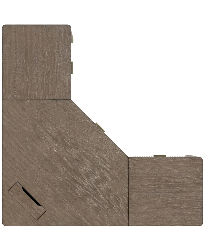 Frandlyn 64" Wood L-Shaped Desk