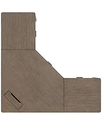 Frandlyn 64" Wood L-Shaped Desk
