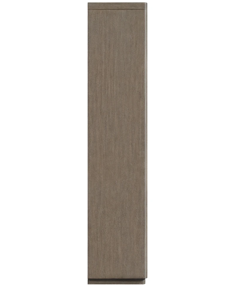 Frandlyn 76" Wood Reeded Open Shelving Bookcase