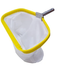 Xdovet Pool Net Skimmer Rake Aluminum Frame Mesh Bag Leaf Scoop