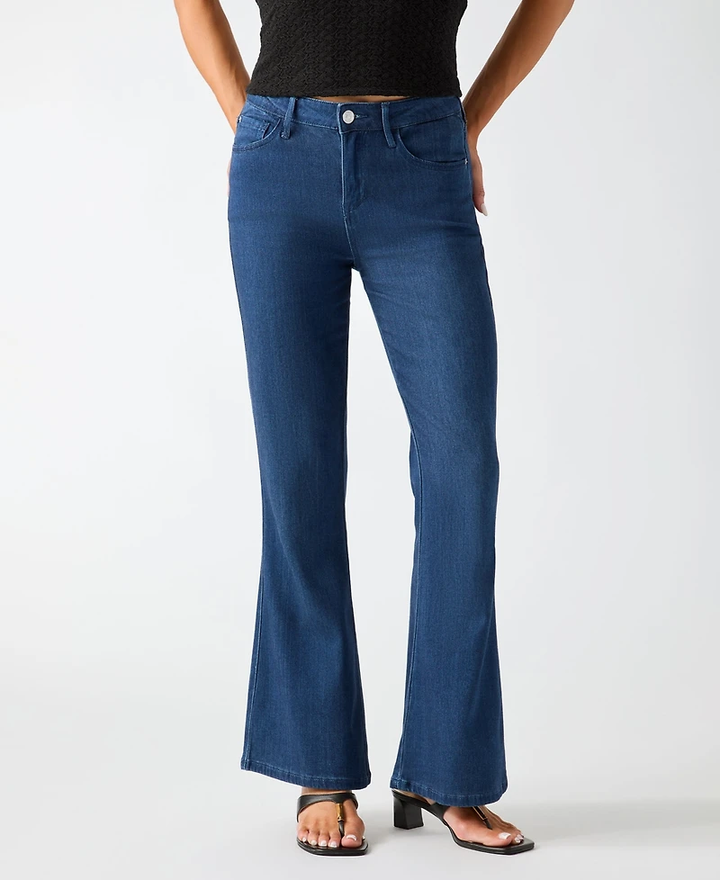 Guess Women's Carter Mid-Rise Flare Jeans