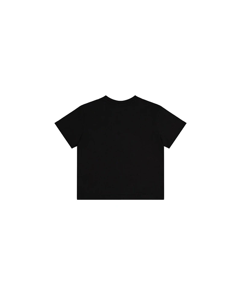 Deux par Toddler Girls 2T- 5T Heavy Jersey Wide Short Sleeve T-Shirt