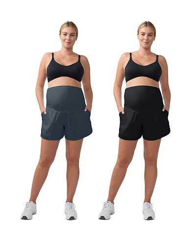 Ingrid + Isabel Maternity Active Short Bundle 2-Pack